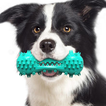 Load image into Gallery viewer, Dog Toys Squeeze Squeaky Dog Toys Dumbbell Shaped Faux Bone Pet Chew Toys - MiniDreamMakers
