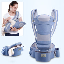 Load image into Gallery viewer, New 0-48 Month Ergonomic Baby Carrier Infant Baby Hipseat Carrier 3 In 1 Front Facing Ergonomic Kangaroo Baby Wrap Sling - MiniDreamMakers
