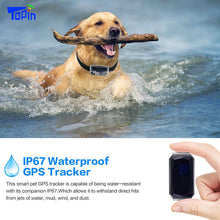 Load image into Gallery viewer, New Arrival IP67 Waterproof Pet Collar GSM AGPS Wifi LBS Mini Light GPS Tracker for Pets Dogs Cats Cattle Sheep Tracking Locator - MiniDreamMakers
