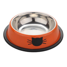 Load image into Gallery viewer, Pet Product Dog Cat Food Bowls Stainless Steel Anti-skid Dogs Cats Water Bowl Pets Drinking Feeding Bowls Tools Pet Supplies - MiniDreamMakers
