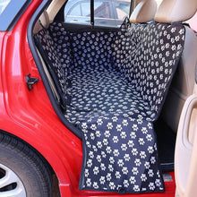 Load image into Gallery viewer, Pet carriers Oxford Fabric Paw pattern Car Pet Seat Cover Dog Car Back Seat Carrier Waterproof Pet Mat Hammock Cushion Protector - MiniDreamMakers
